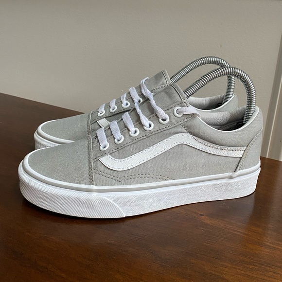 Vans Shoes - Vans Old Skool Drizzle Grey True White Shoe Women’s Sneaker Size 6.5
